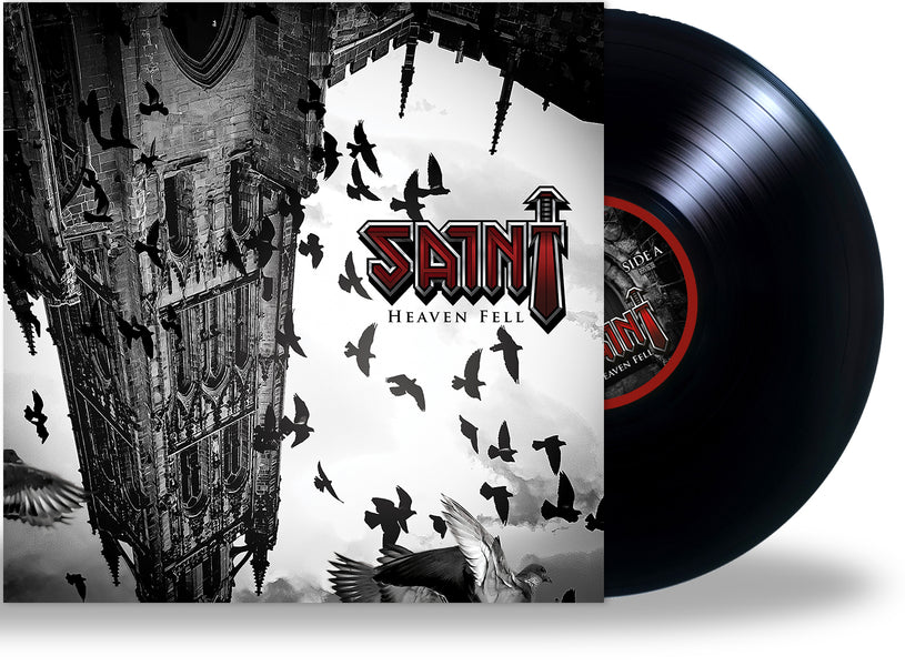 SAINT - HEAVEN FELL (*NEW-Black Vinyl, 2022, Retroactive Records)