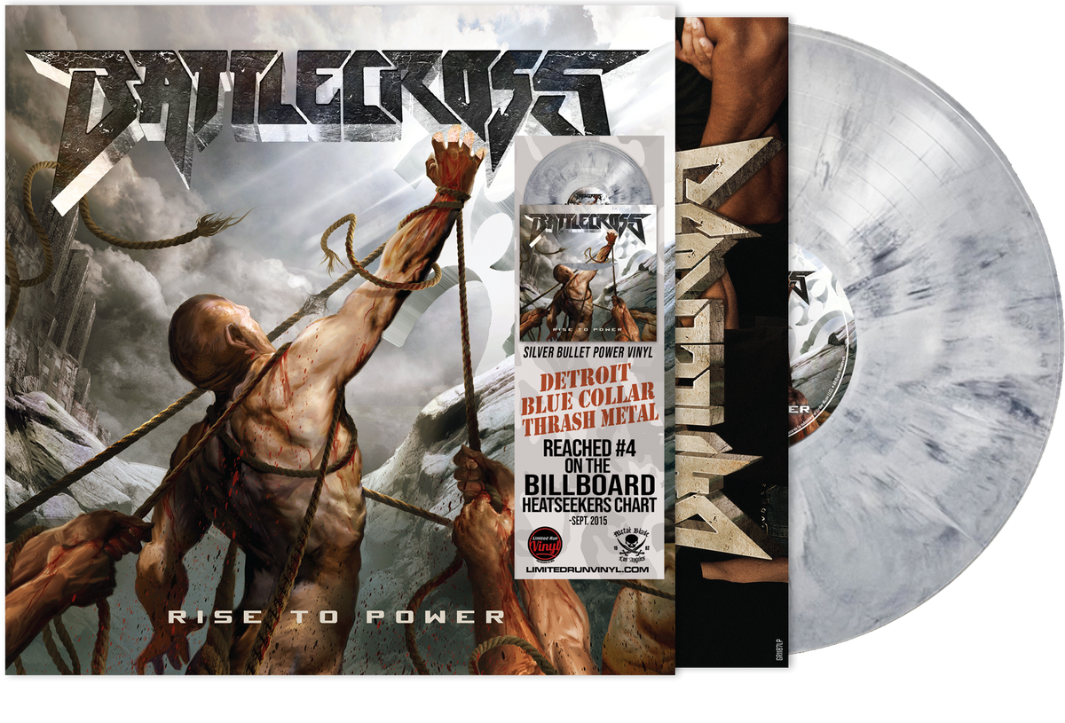 Battlecross - Rise To Power (Silver Bullet Power Vinyl) – Limited Run Vinyl