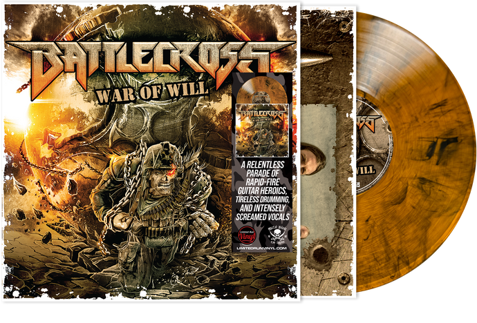 Battlecross - War of Will (Amber Wave Vinyl)