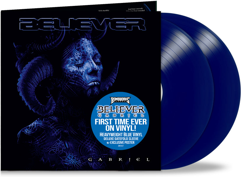 Believer - Gabriel (Blue Vinyl) 2xLP, Gatefold with Poster