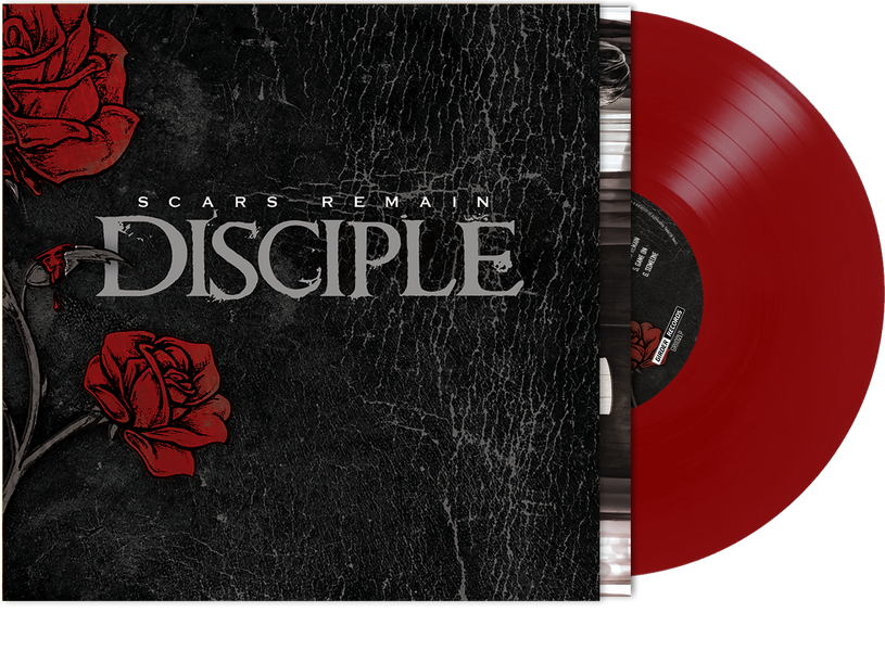 DISCIPLE - SCARS REMAIN (RED ROSE VINYL) First Time On Vinyl