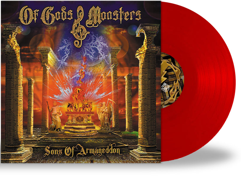 OF GODS & MONSTERS - SONS OF ARMAGEDDON (NEW-VINYL Black or Red, 2020, Retroactive) 200 Red / 100 Black