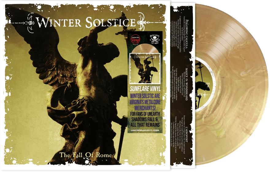 WINTER SOLSTICE - THE FALL OF ROME (Sunflare Vinyl, 2024, Bombworks) Christan Metalcore!